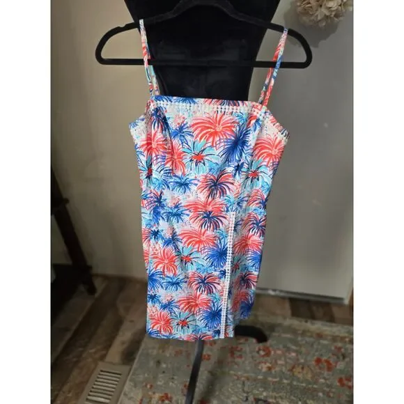 Lilly Pulitzer's "Feeling Sparks" Jesse Romper (4th of July) - Size 6 - Picture 2 of 5